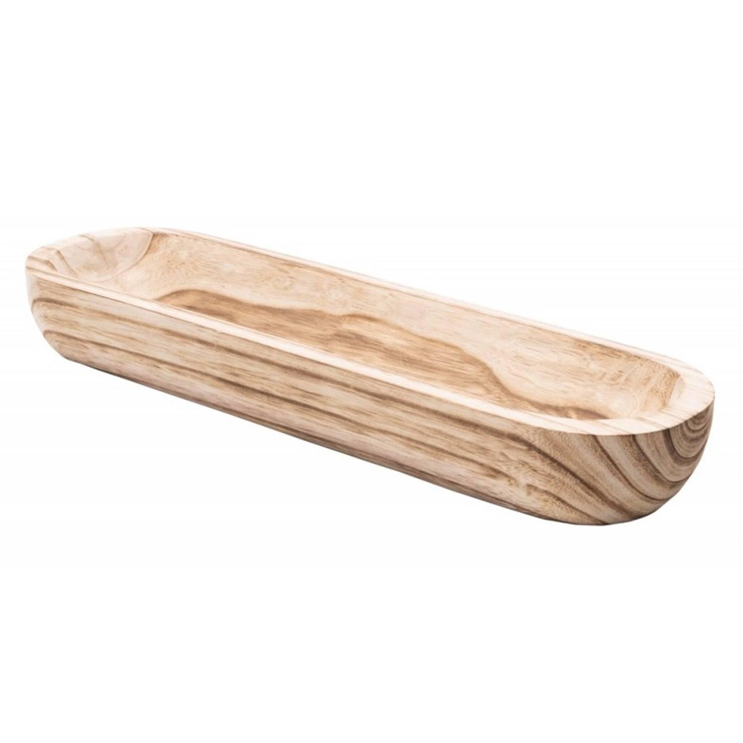 Coupe en Bois - Allongée - 50 x 14,5 x 6,5 cm